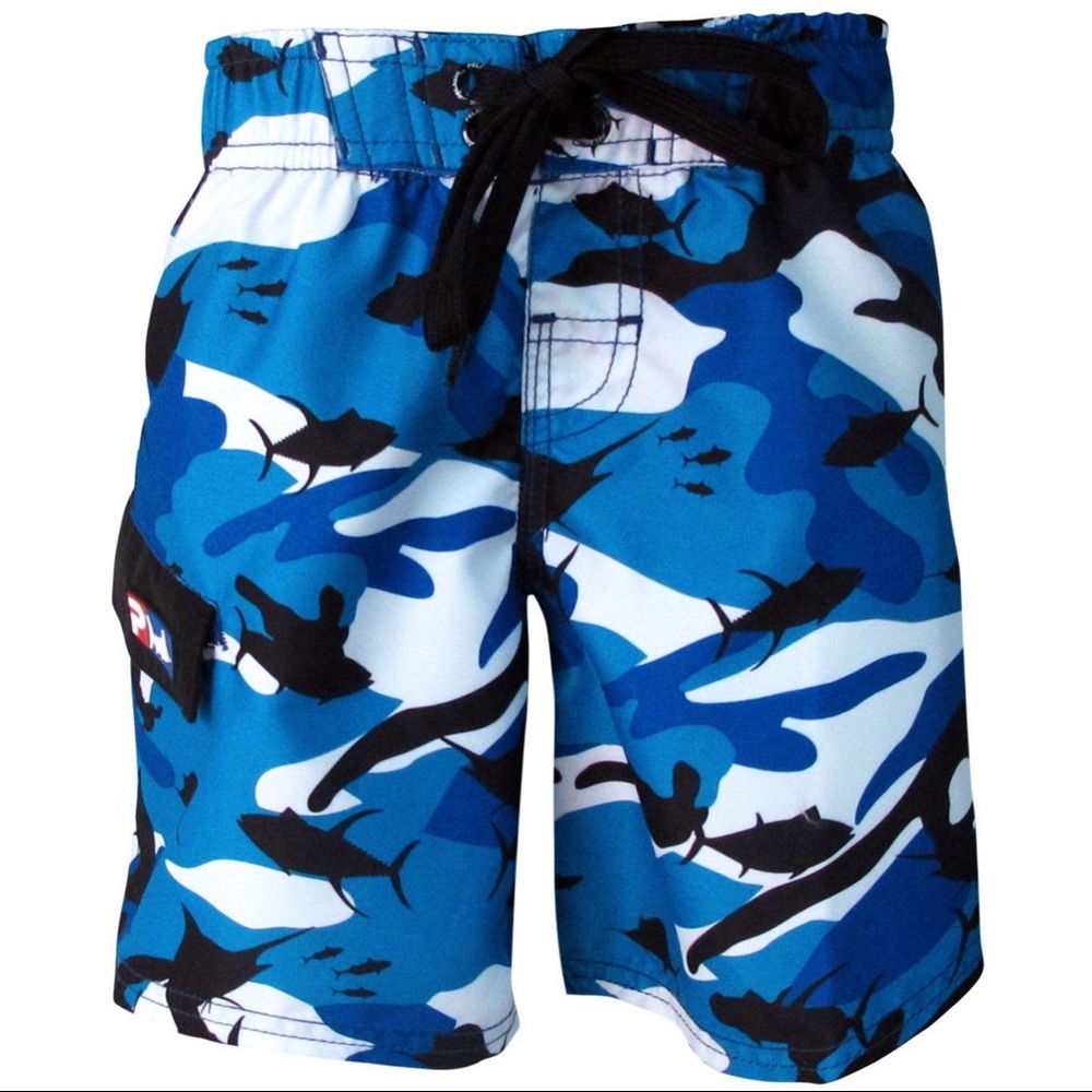 Pelagic Fish-Camo Youth Shorts NWT